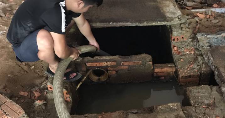 Hút hầm cầu huyện thủ thùa
