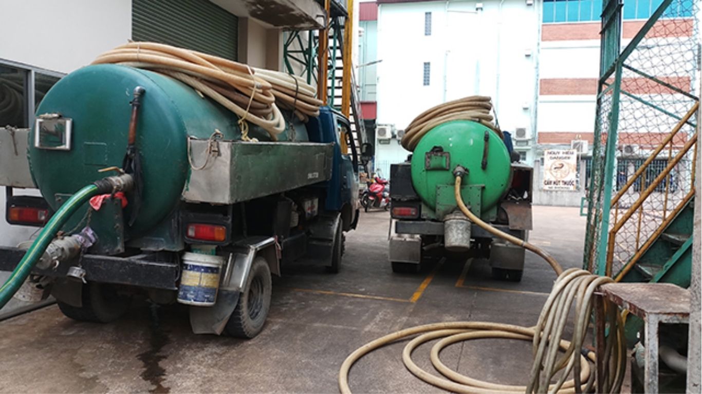 Hút hầm cầu xã Thạnh Lợi sạch nhanh đúng quy trình